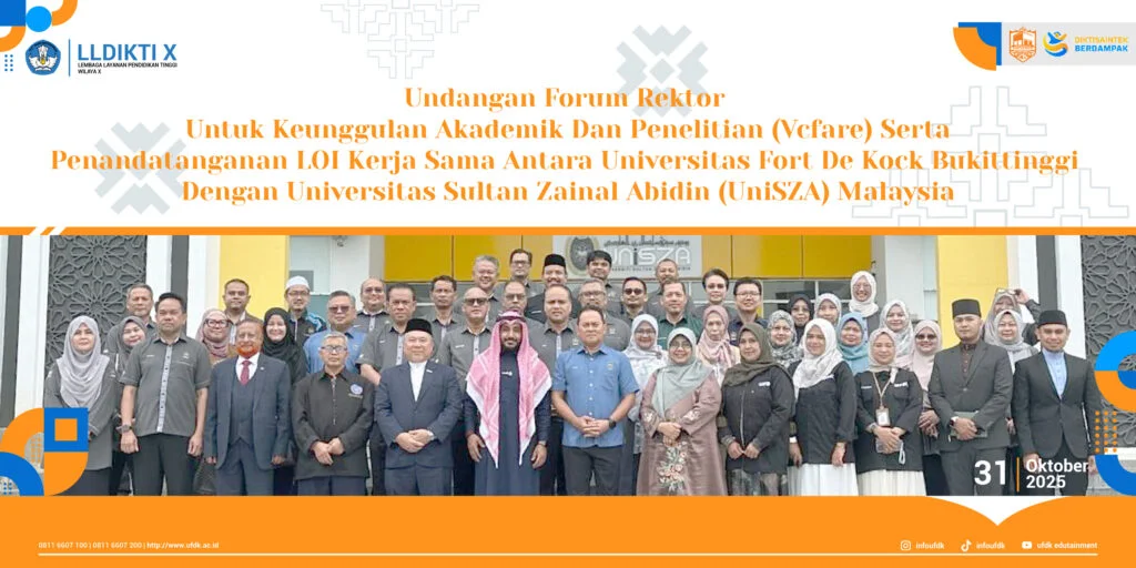 Rektor Universitas Fort De Kock Hadiri Forum Rektor di Malaysia, Perkuat Komitmen Menuju Keunggulan Global