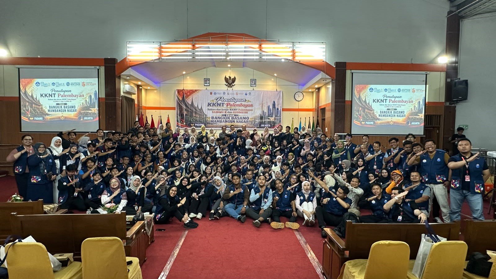 Penutupan KKNT Palembayan “Bangkik Basamo Mambangun Nagari”, Perkuat Kolaborasi Perguruan Tinggi LLDIKTI Wilayah X dan III