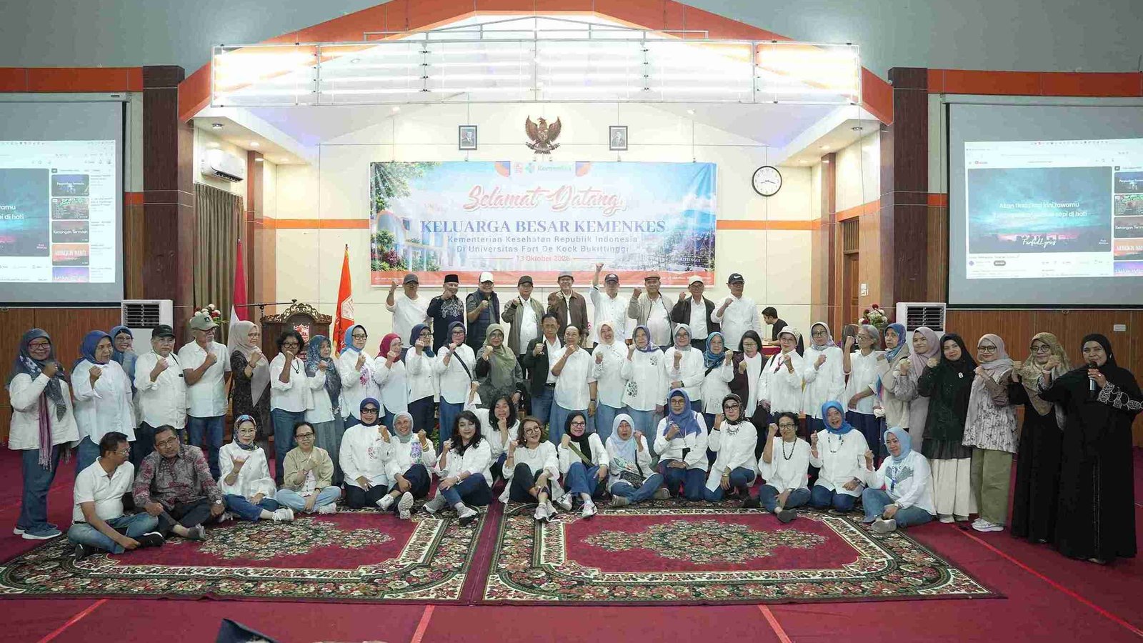 Pererat Kebersamaan, Keluarga Besar Kemenkes RI Bersilaturahmi di Universitas Fort De Kock