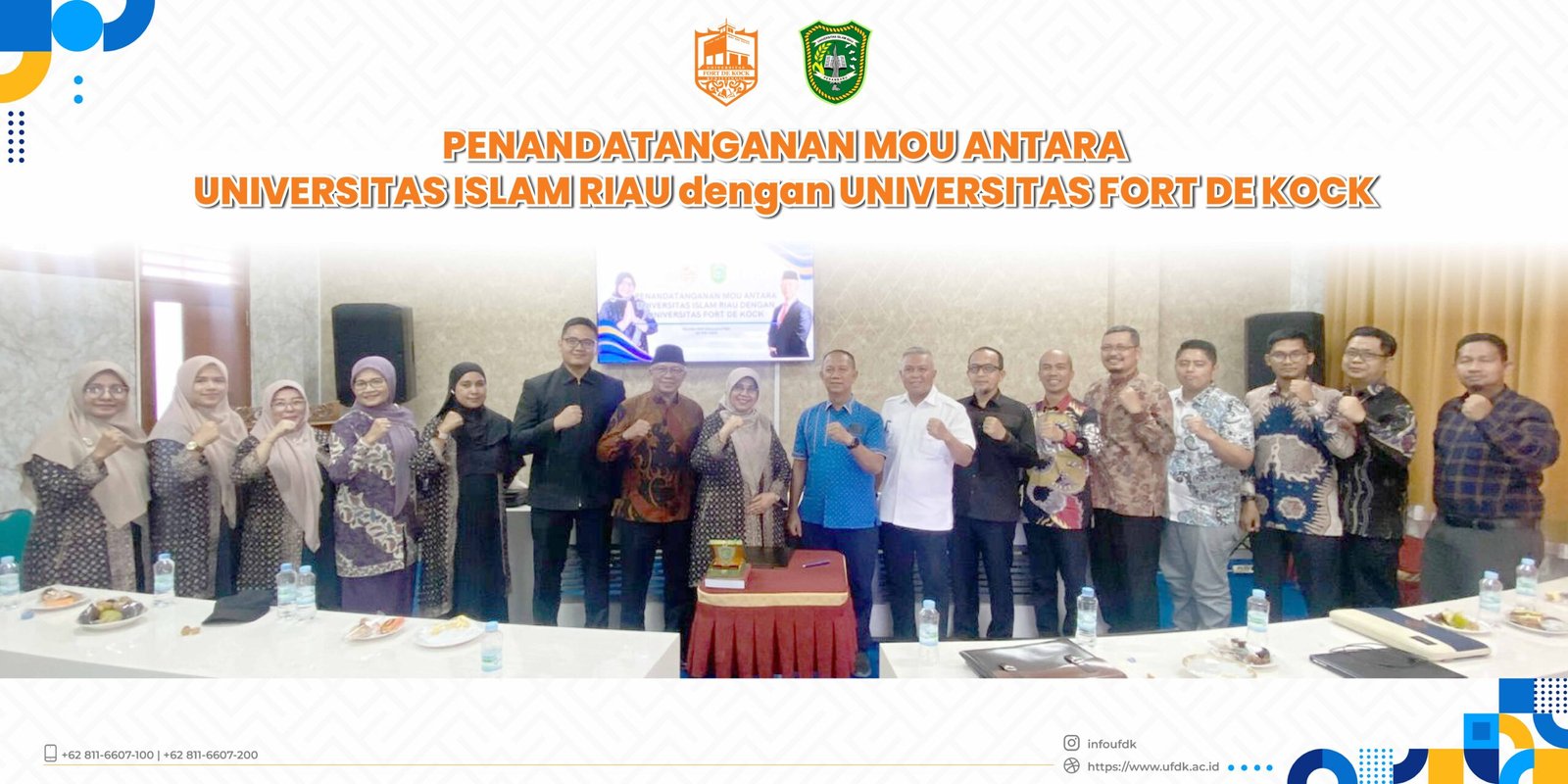 UIR dan UFDK Teken MoU Perkuat Kerja Sama Pendidikan dan Penelitian